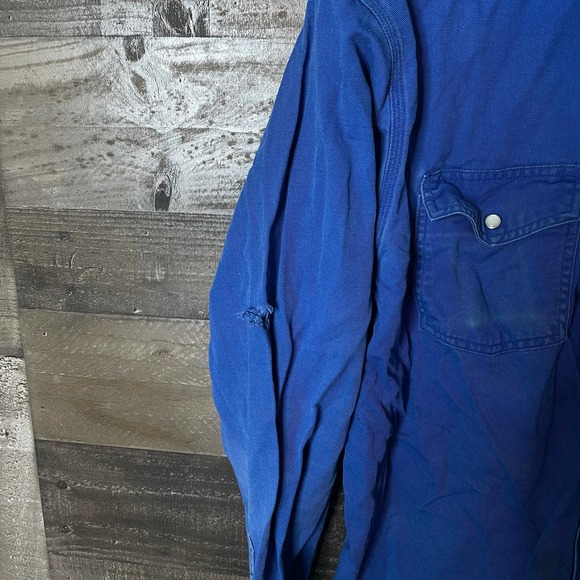 SOLD Carhartt FR Twill Shirt Medium - Picture 3 of 3